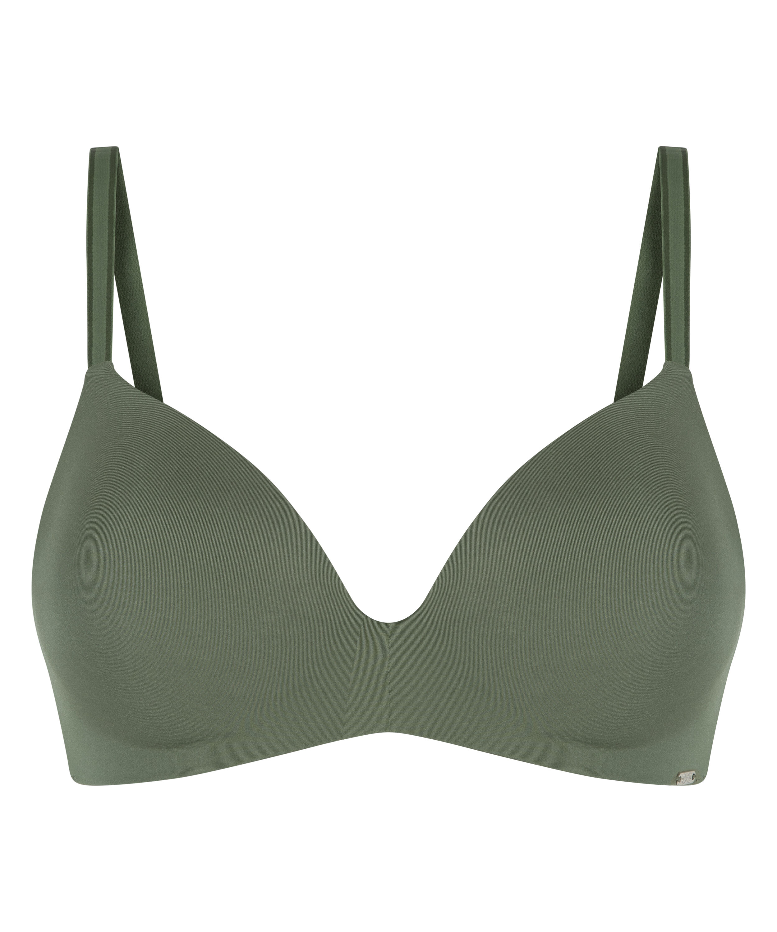 Soutien-gorge sans armatures pr&eacute;form&eacute; Mona, Vert