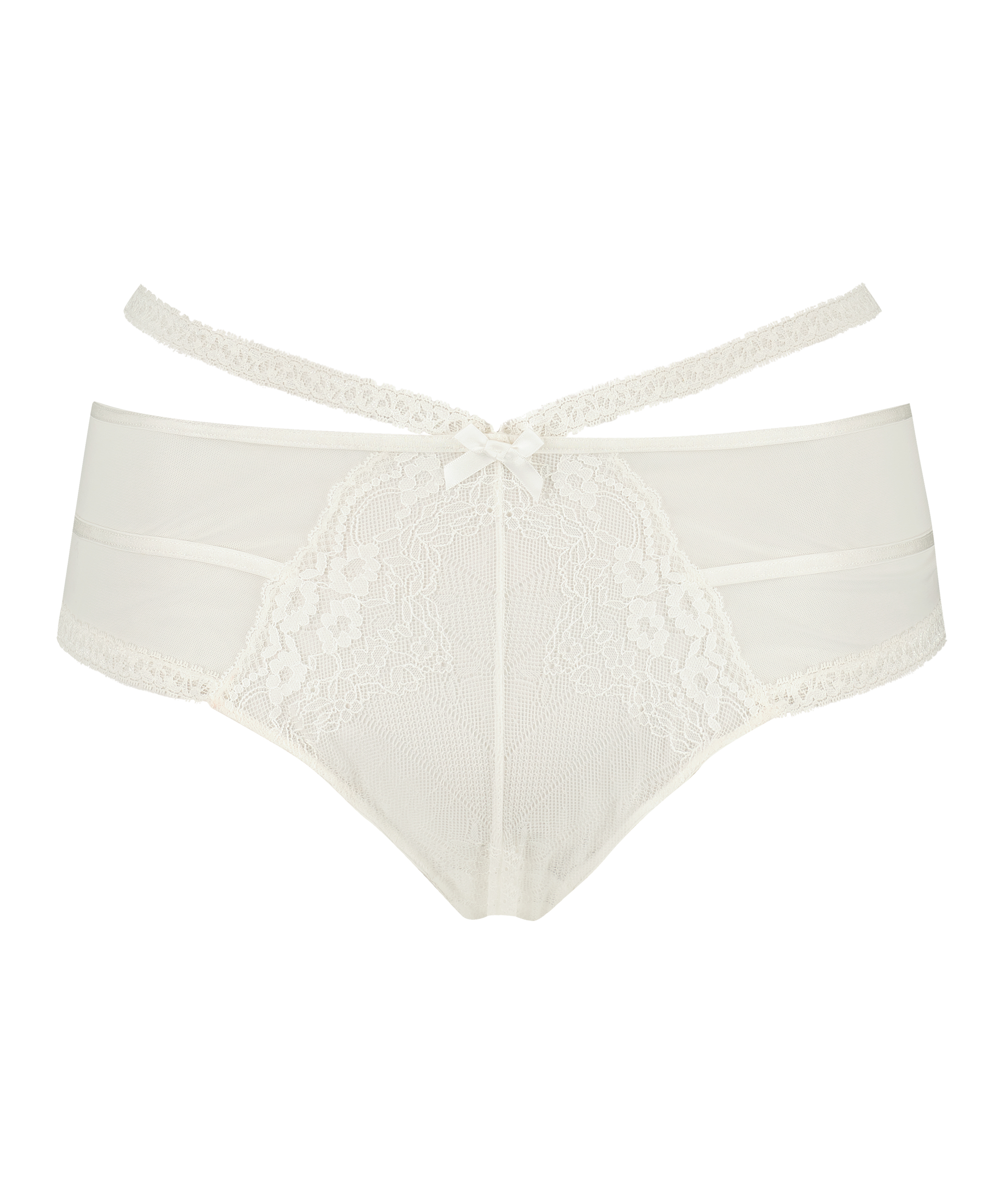 String Lorraine Curvy, Blanc, main