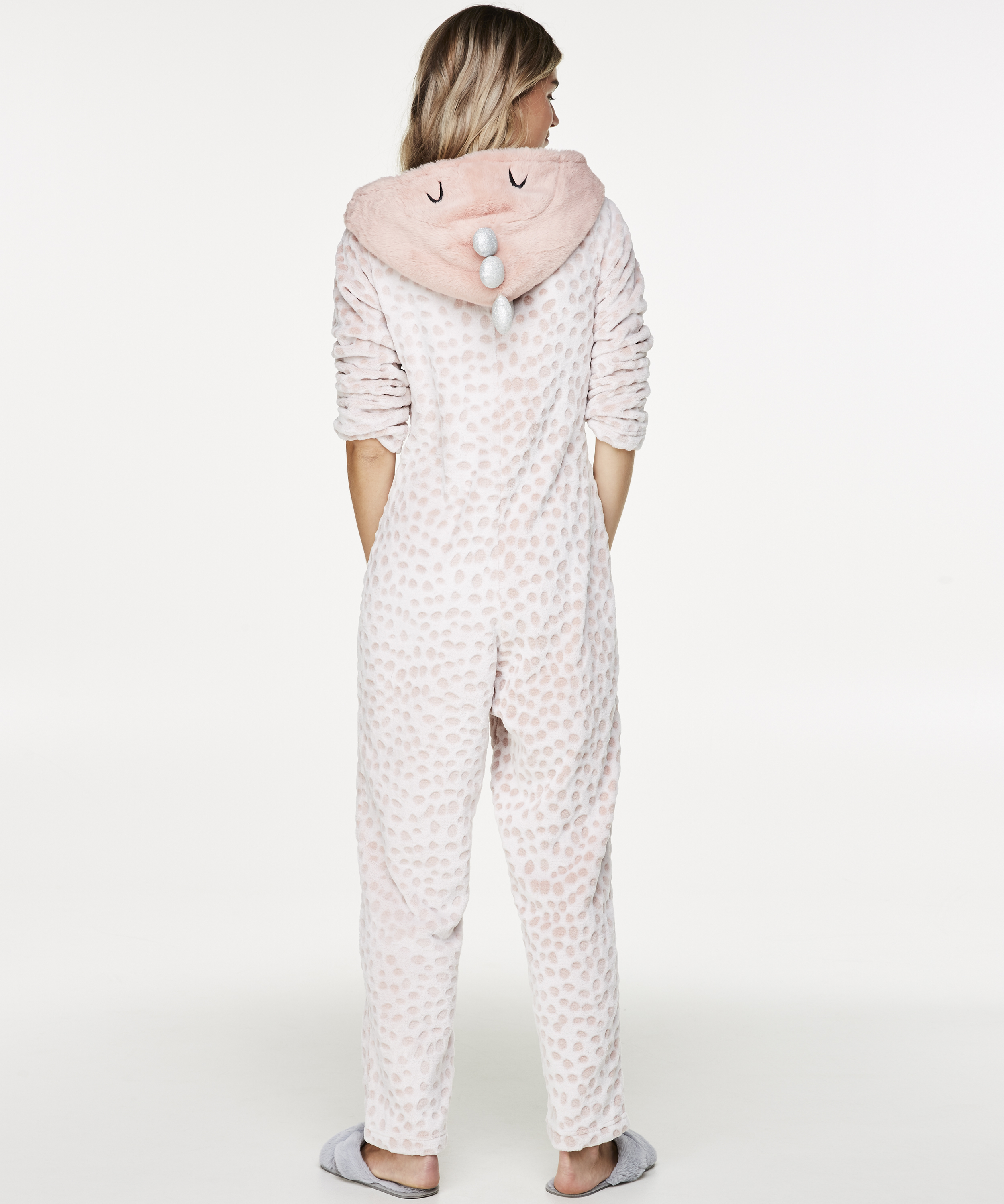 Onesie Fleece Novelty, Rose, main