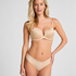 Soutien-gorge maximiseur préformé sans bretelles, Beige