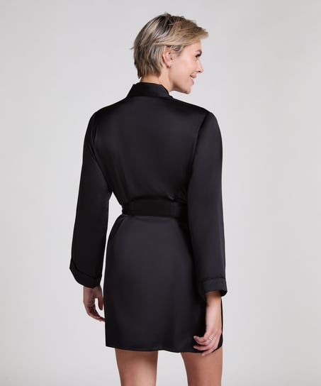 Kimono Satin, Noir