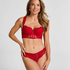 Soutien-gorge &agrave; armatures rembourr&eacute; longline Whitney, Rouge