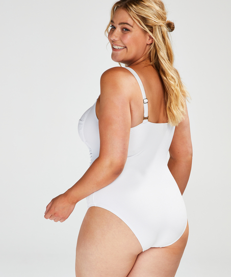 Maillot de bain Scallop Dreams Ocean, Blanc