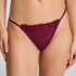 Tanga Margot jambe haute, Violet