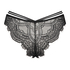 Slip brésilien échancré Sian, Noir
