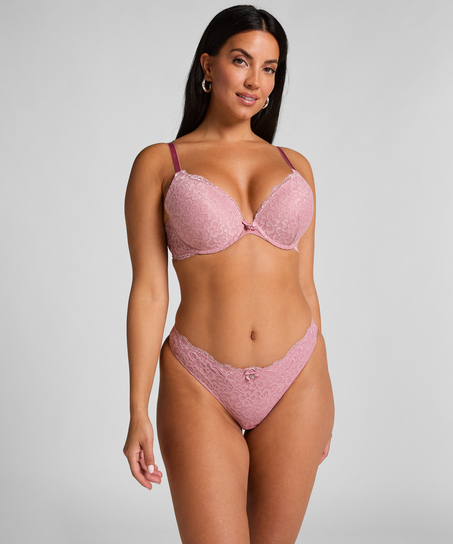 Soutien-gorge à armatures préformé push-up Marine, Rose