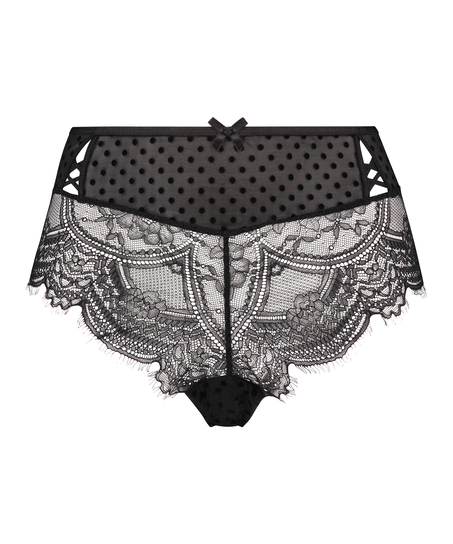 Slip brésilien Aylin Curvy, Noir