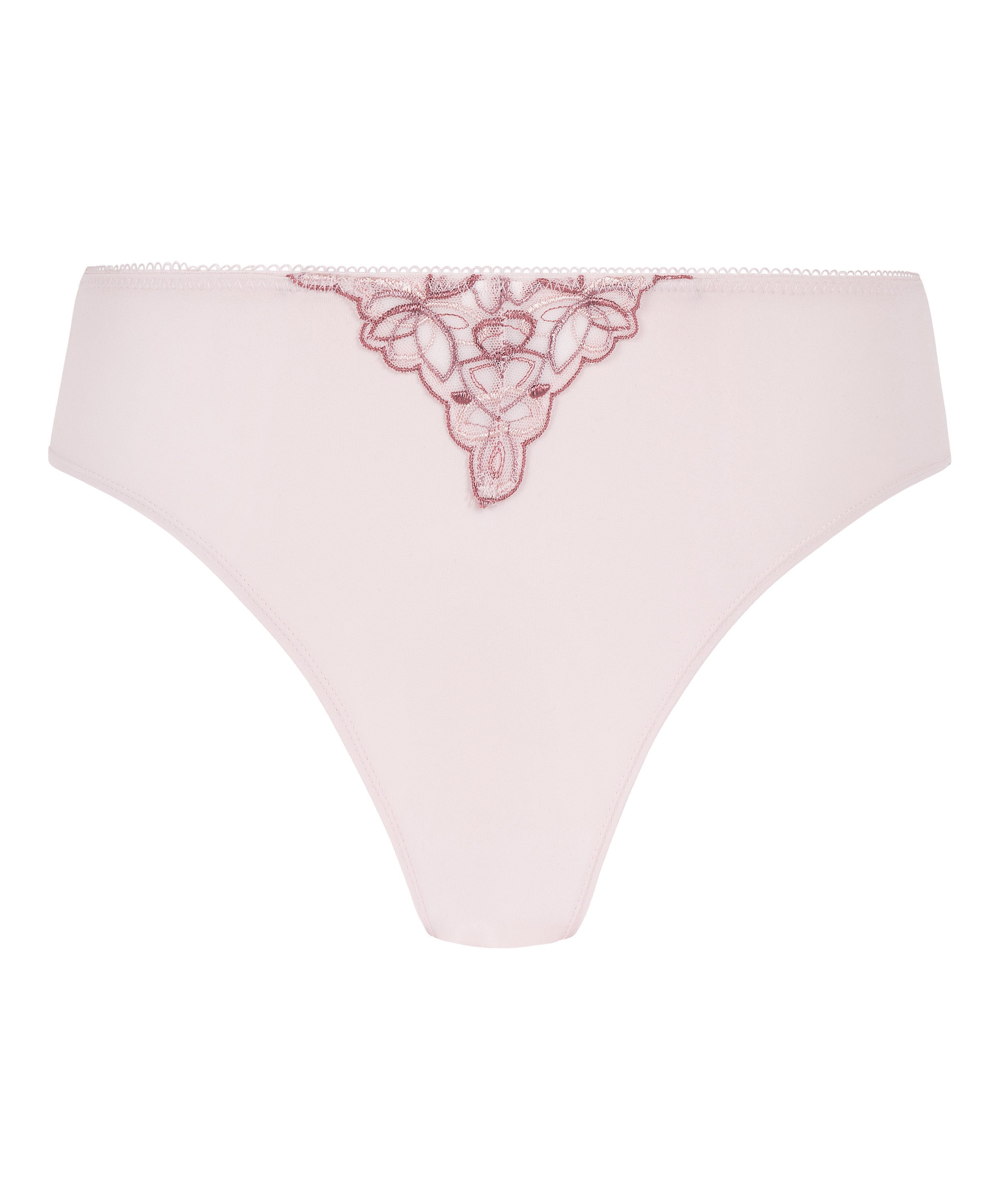 Slip brésilien Diva, Rose, main