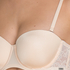 Soutien-gorge à armatures préformé sans bretelles Angie, Rose