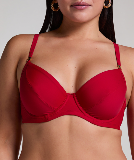Haut de bikini Luna, Rouge