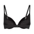 Soutien-gorge à armatures préformé push-up Smooth, Noir