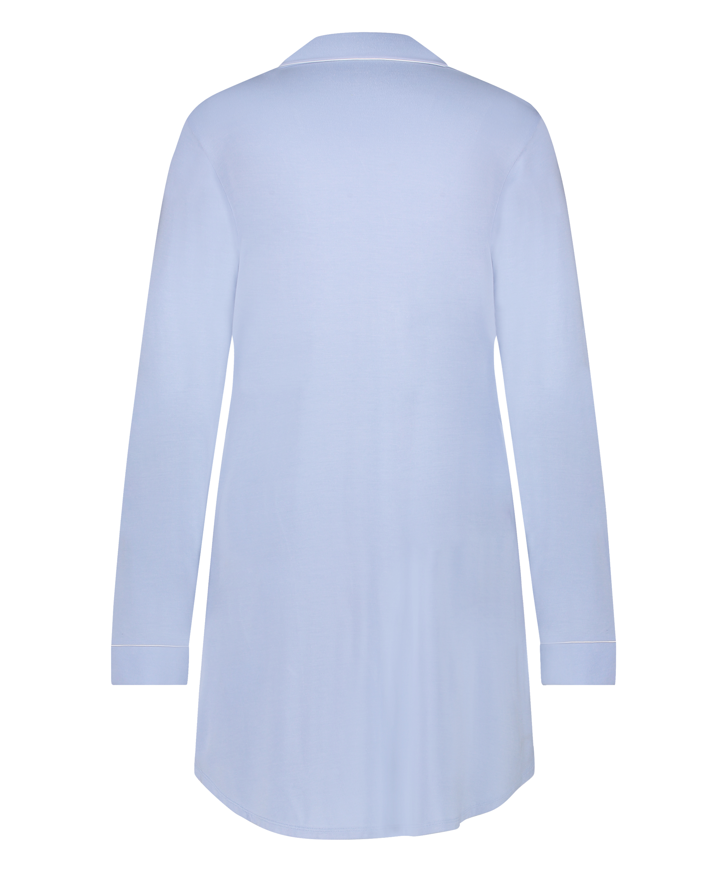 Robe-chemise à manches longues en jersey Essential, Bleu, main