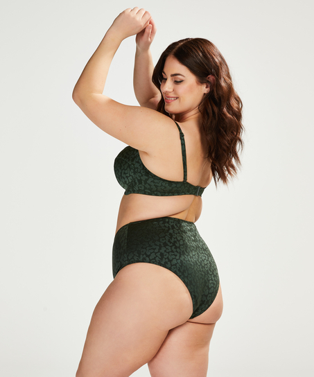 Haut de bikini à armatures préformé Tonal Leo Taille E +, Vert