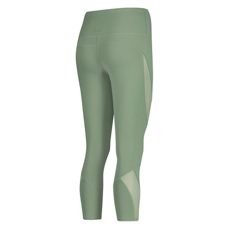 Legging taille haute capri mesh HKMX, Vert