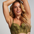 Soutien-gorge à armatures préformé longline Amelie, Vert