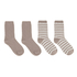 2 paires de chaussettes, Beige
