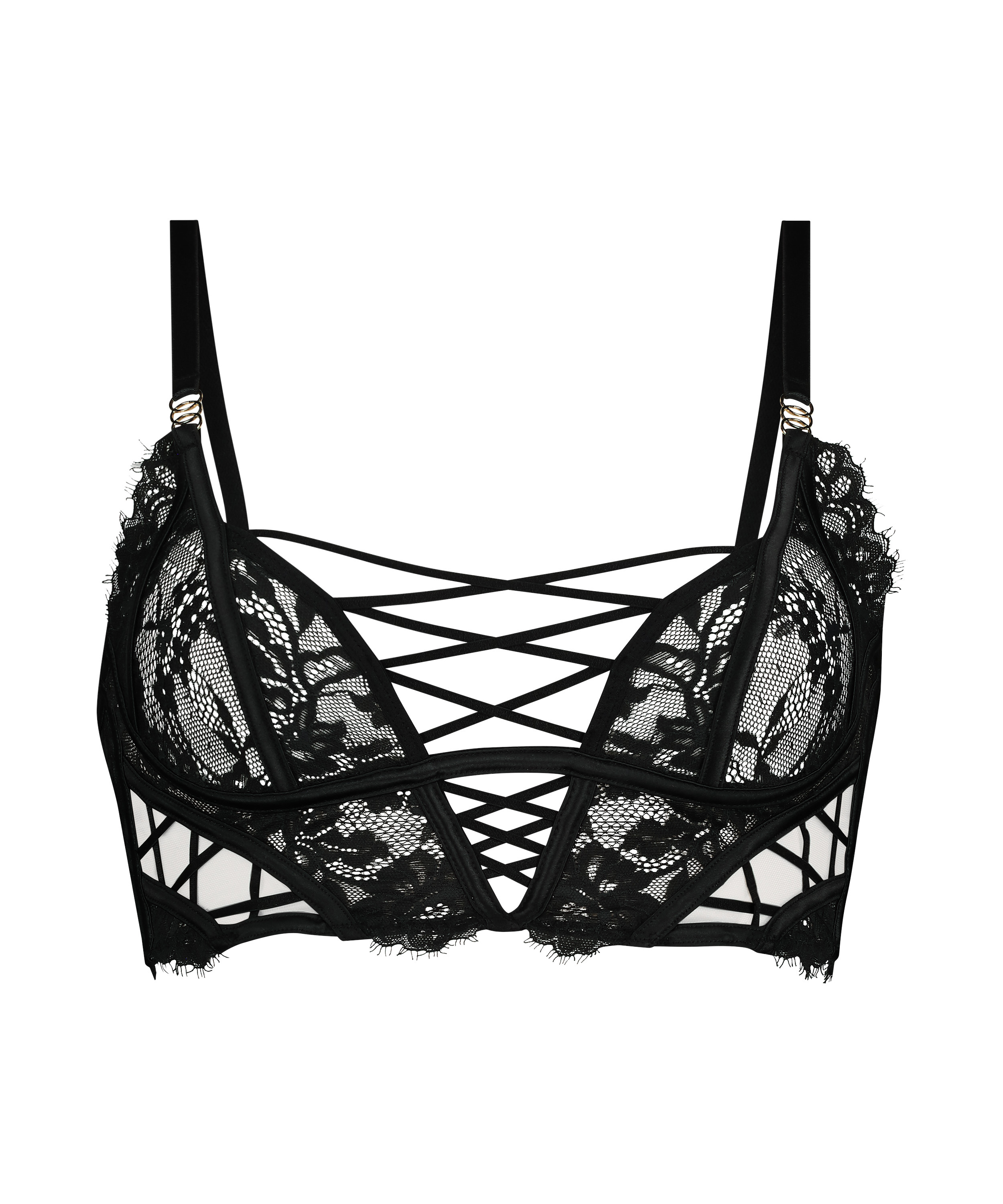 Brassière Loretta, Noir, main