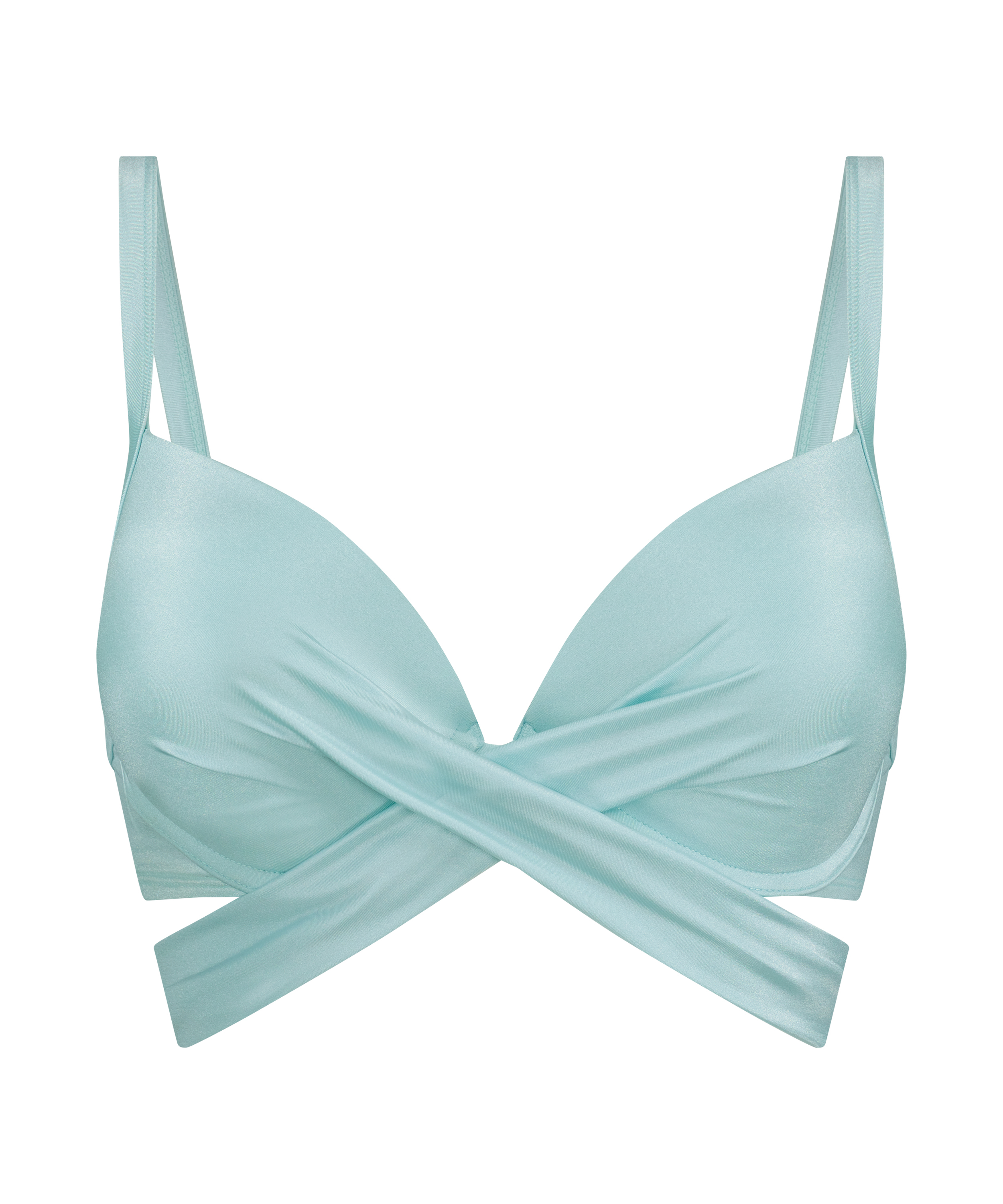 Haut de bikini à armatures rembourré Push-Up Sydney, Bleu, main