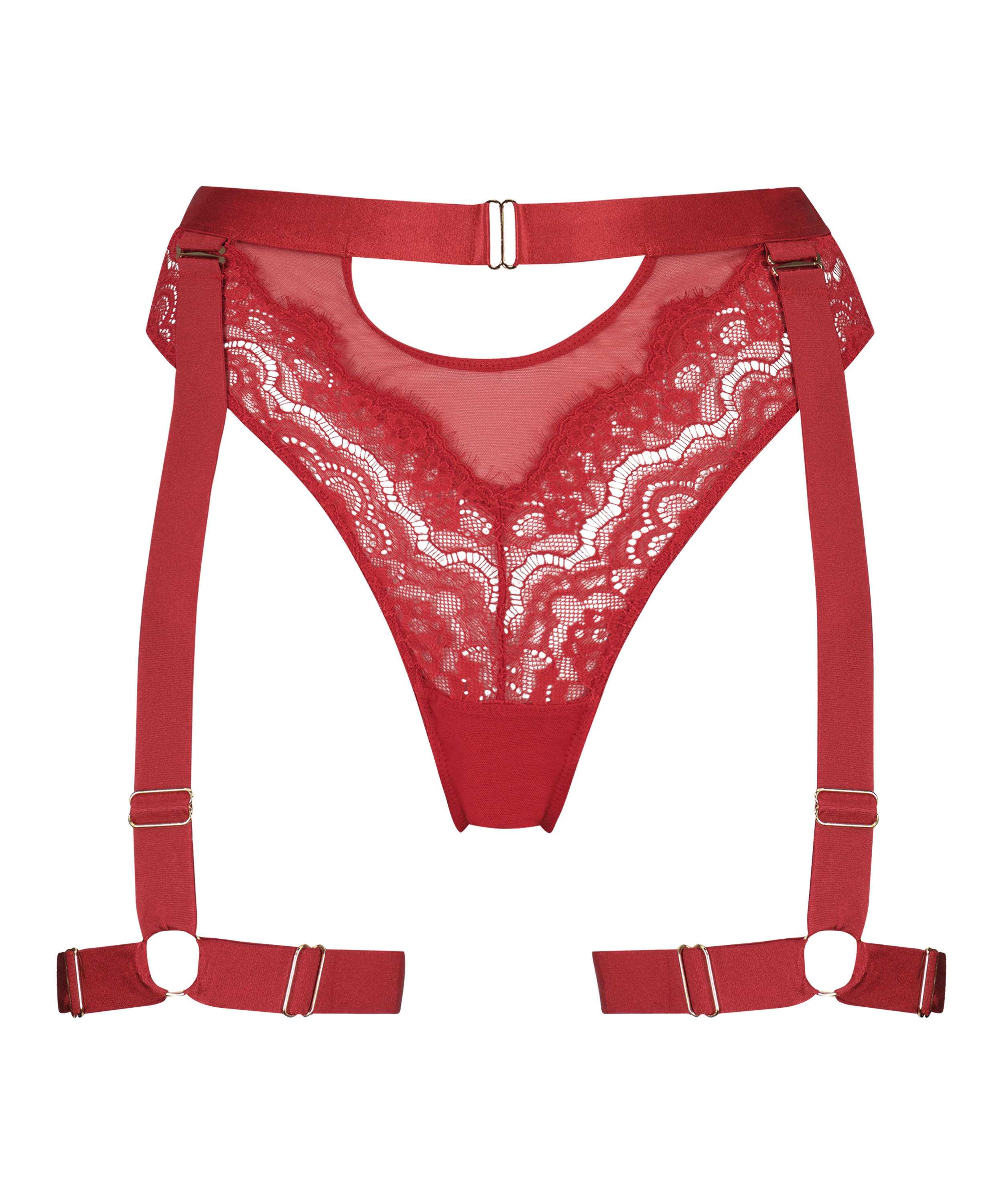 String haut Aurelia, Rouge, main