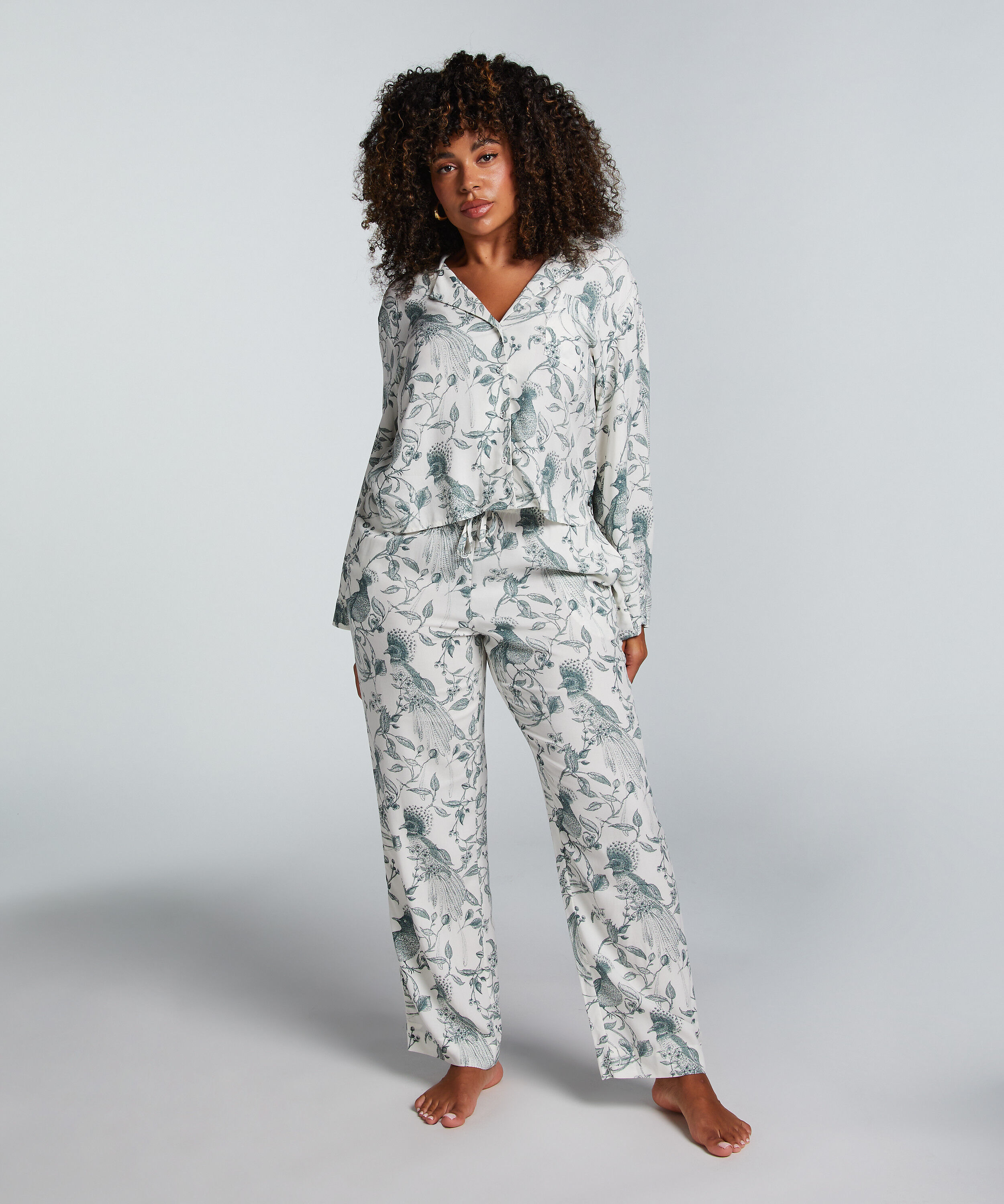 Pantalon de pyjama en Coton, Blanc Pantalon de pyjama en Coton, Blanc