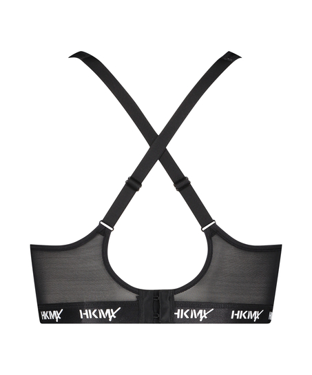 HKMX Soutien-gorge de sport The All Star Maintien niveau 2, Noir