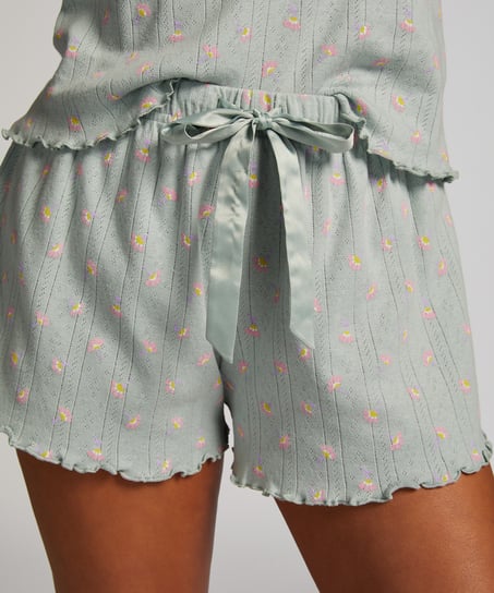 Short Coton, Vert