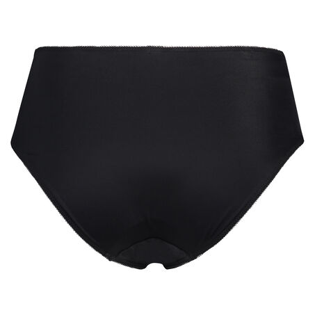 Slip taille haute Diva, Noir