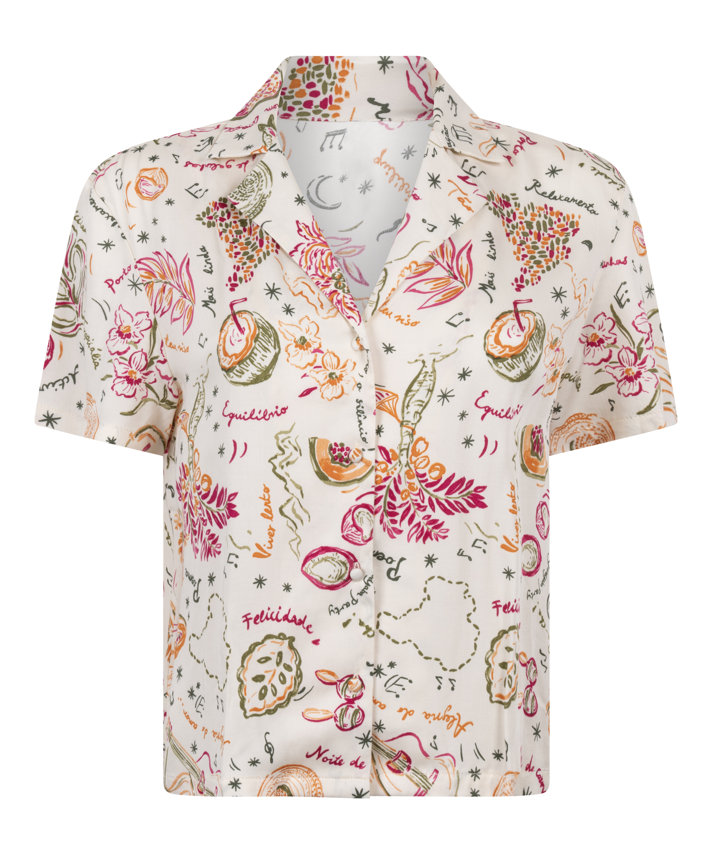 Veste en satin, Blanc, main