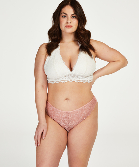 High leg Brazilian, Rose