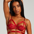 Soutien-gorge non-rembourré à armatures Jacky, Rouge