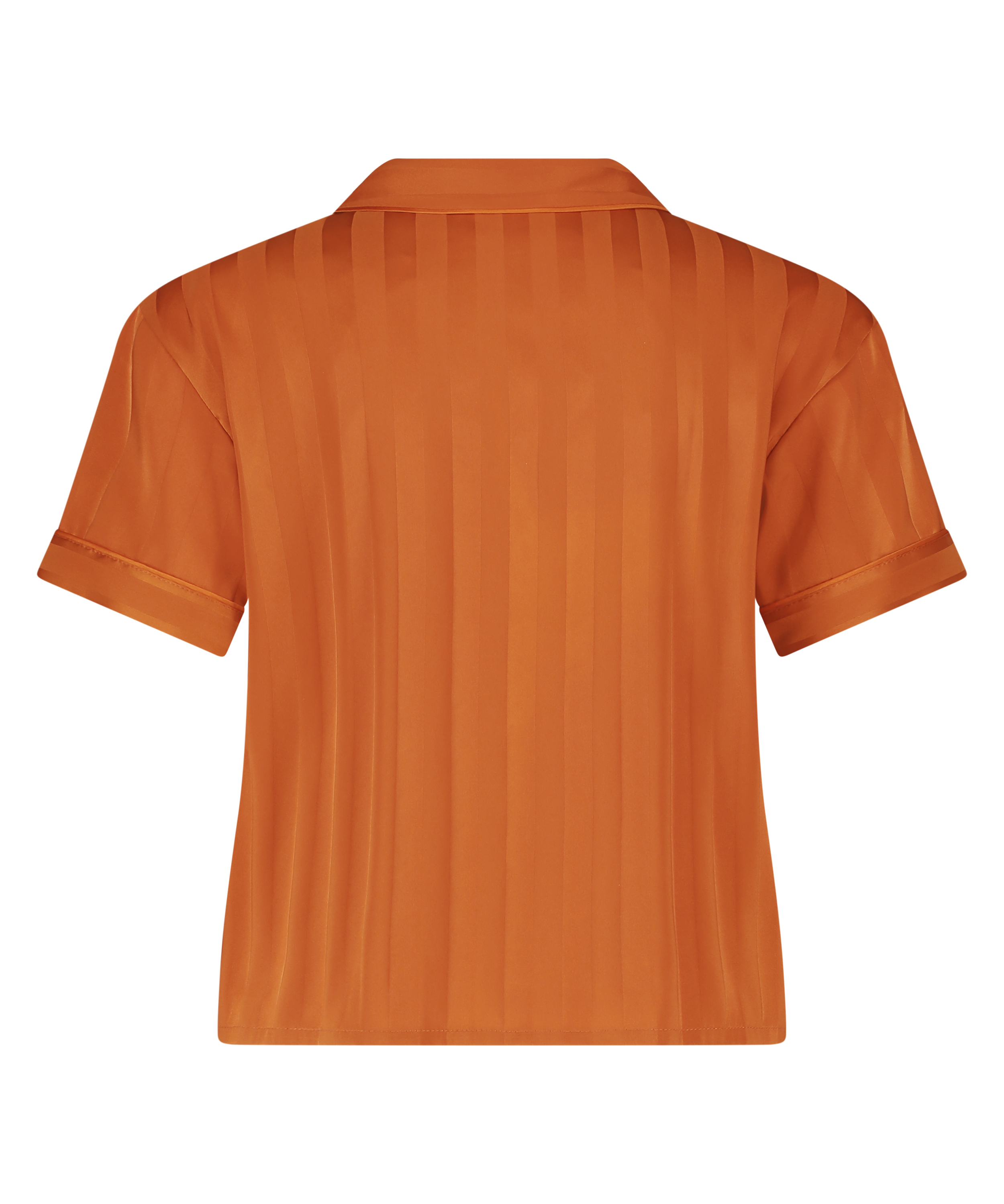 Veste à manches courtes en satin, Orange, main