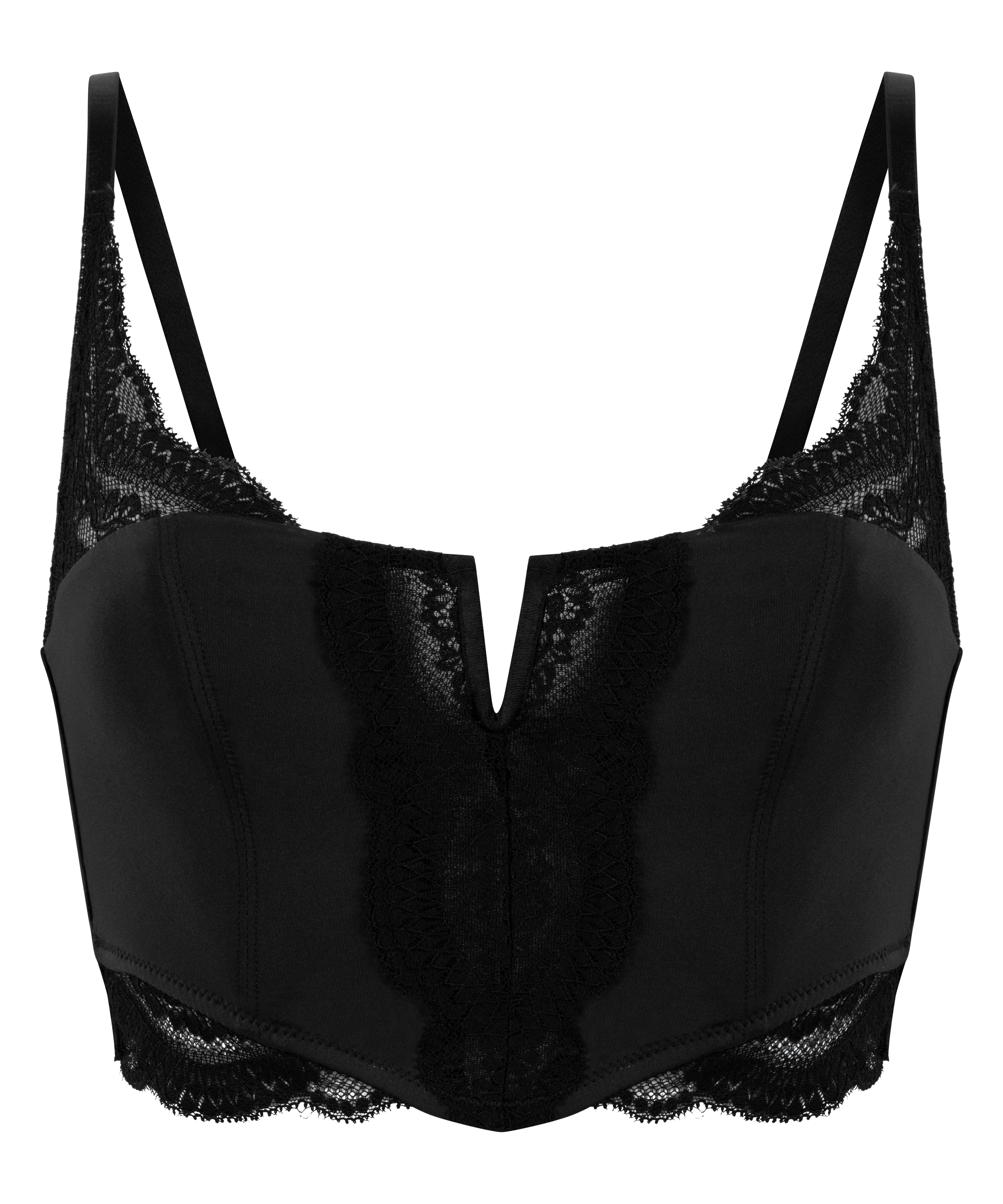 Brassière Bronte, Noir, main