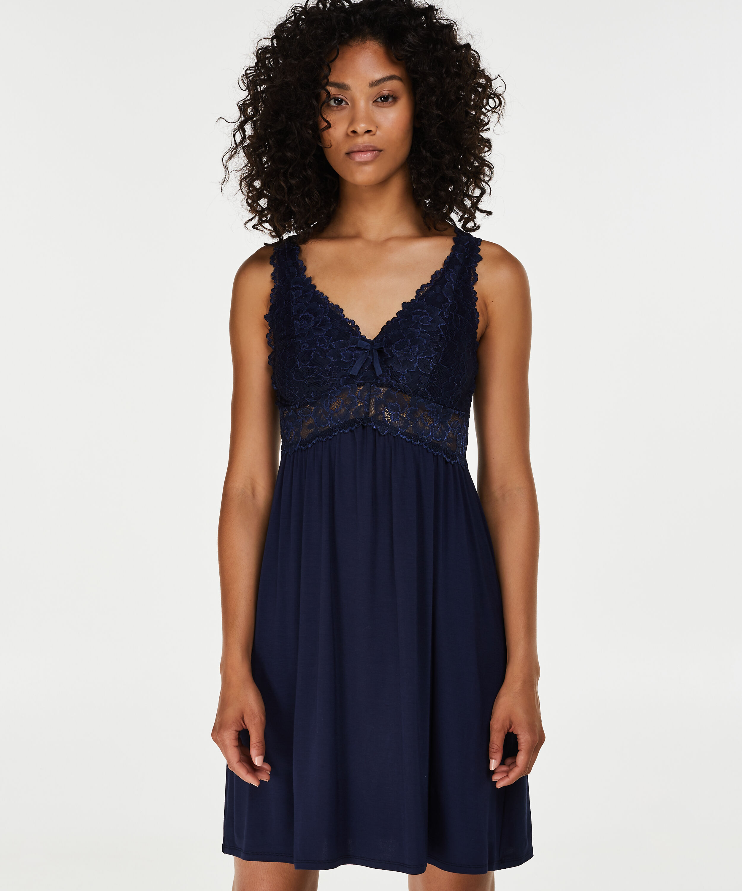 Nuisette Modal Lace, Bleu Nuisette Modal Lace, Bleu