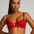 Soutien-gorge à armatures non préformé Lulu, Rouge