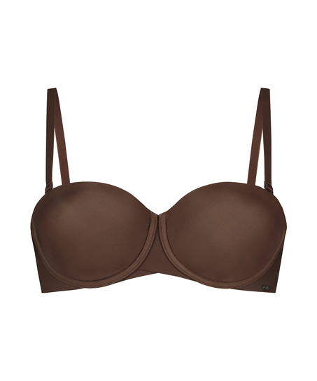Soutien-gorge à armatures préformé sans bretelles Jane, Marron