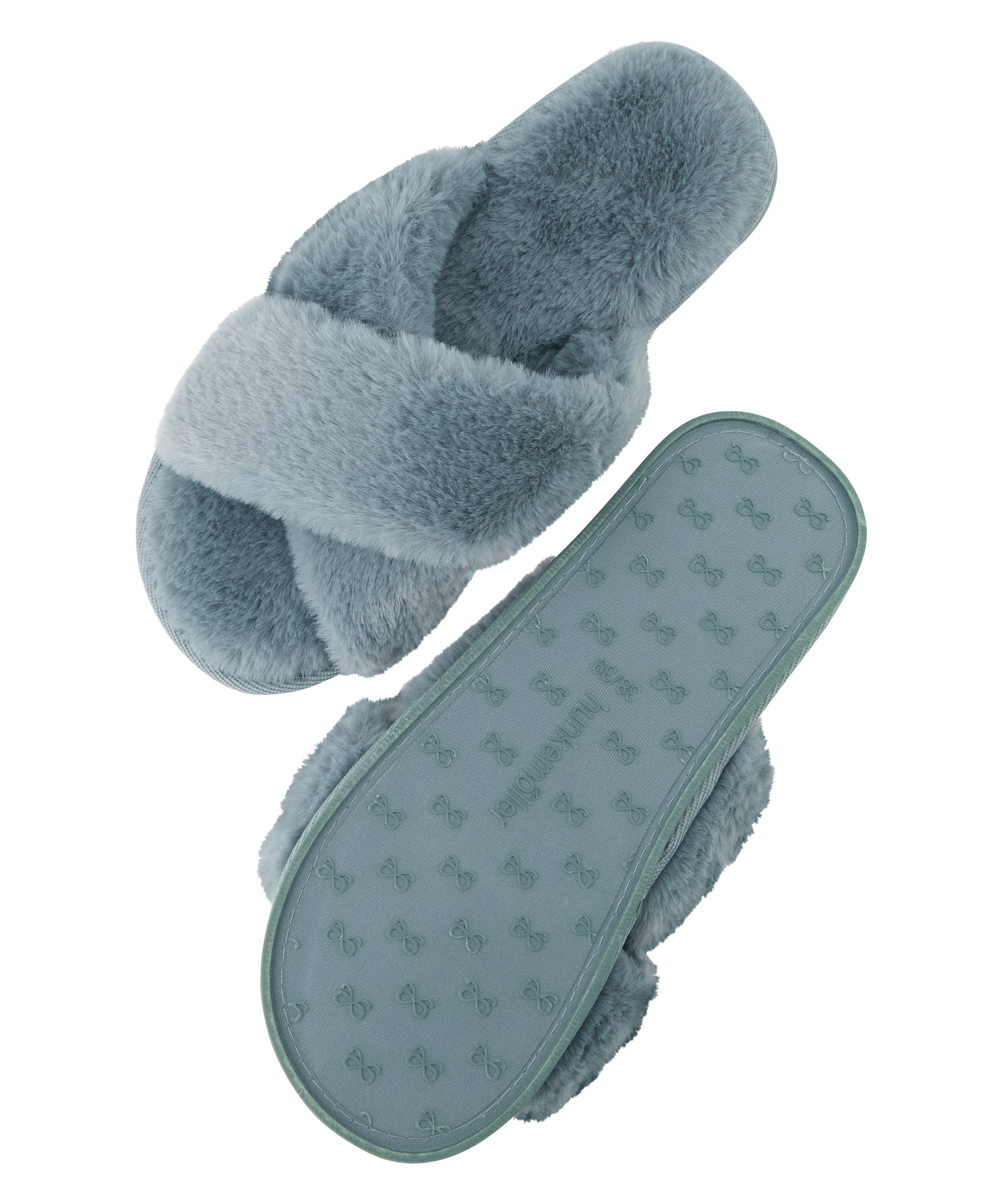 Chaussons Lia, Bleu, main