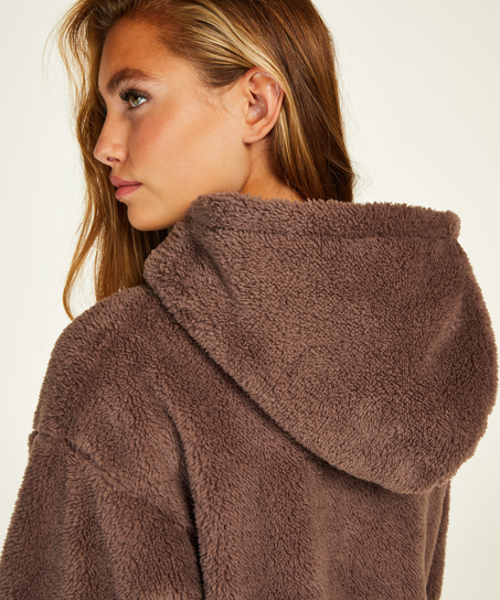 Sweat à Capuche polaire Snuggle, Gris