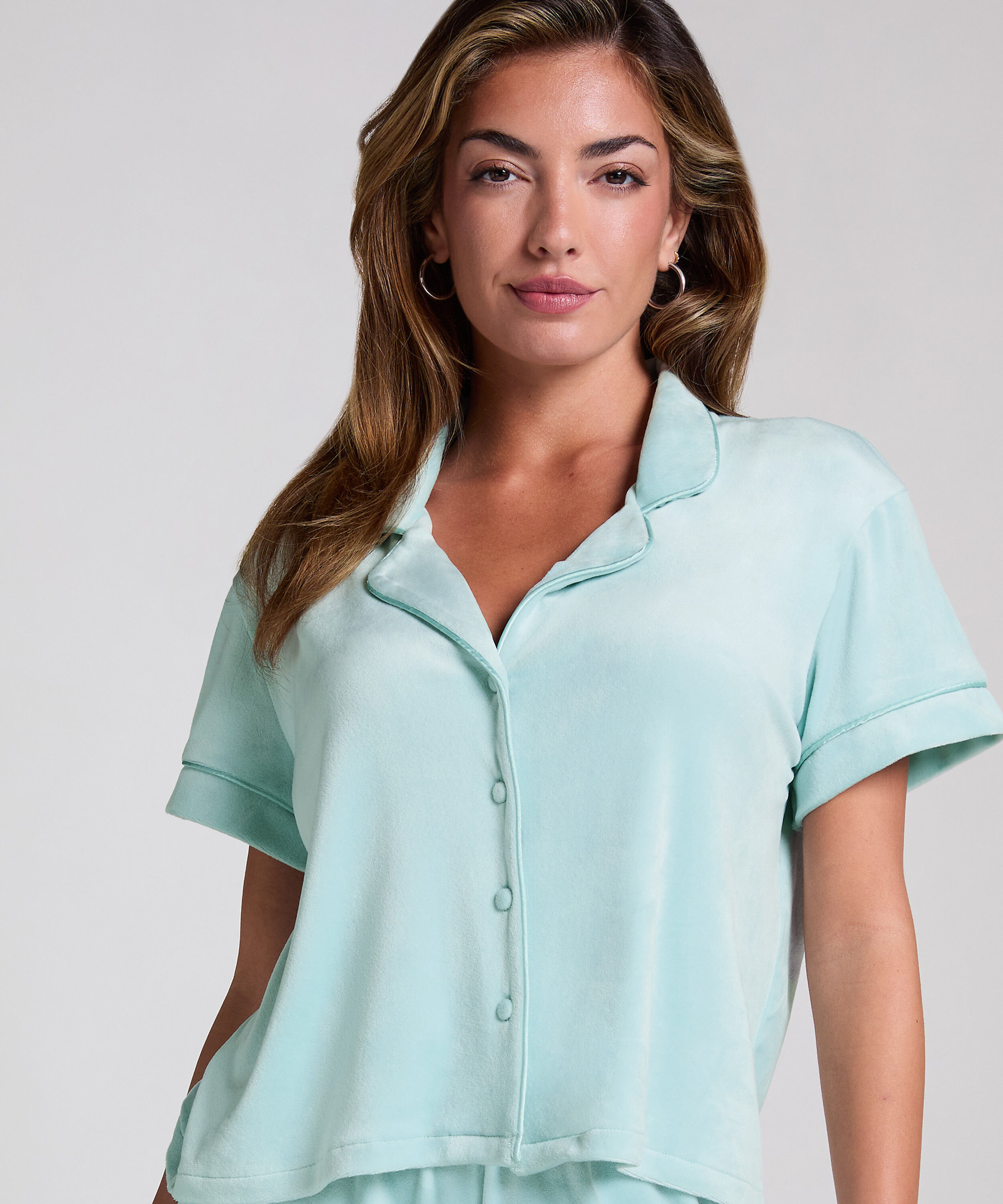 Veste en Velours, Vert Veste en Velours, Vert