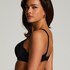 Soutien-gorge &agrave; armatures pr&eacute;form&eacute; Satin fleece, Noir