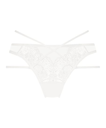 Slip brésilien Amala, Blanc