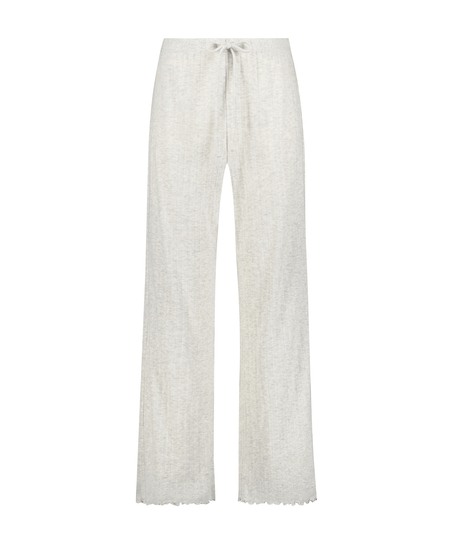 Pantalon de pyjama Pointelle, Beige
