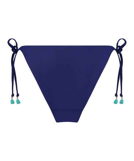 Slip de Bikini Cheeky Tanga Doha, Bleu