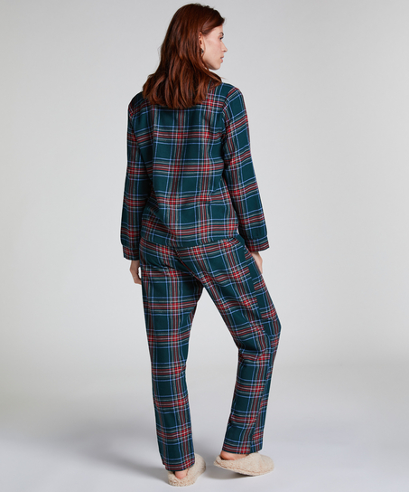 Ensemble pyjama Flannel, Vert
