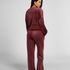 Pantalon de pyjama velours, Rouge