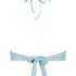 Haut de bikini bandeau Crinkle, Bleu