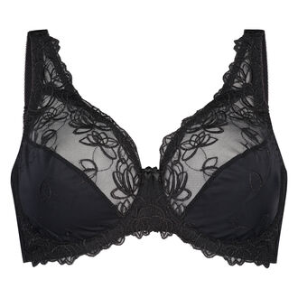 Soutien-gorge &agrave; armatures non-pr&eacute;form&eacute; Diva, Noir
