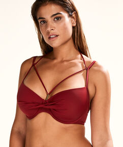 Haut de bikini &agrave; armatures pr&eacute;form&eacute; Sunset Dream, Rouge