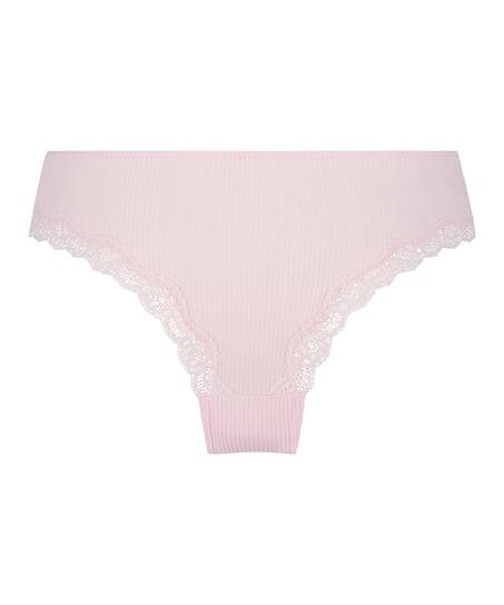 Slip br&eacute;silien Lola, Rose