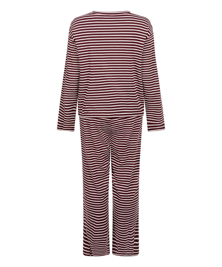 Pyjama en jersey de coton, Rouge