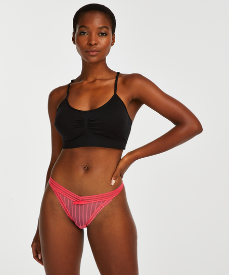 String taille basse Kira, Rouge